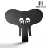 Coat hook Elephant Face